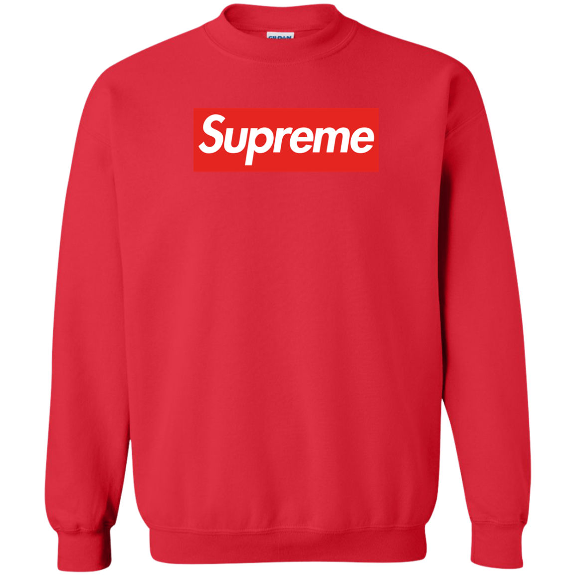 supreme sweater red